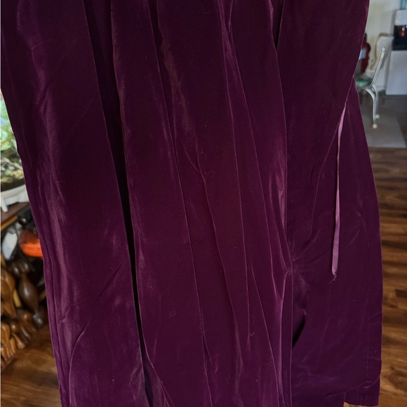 Aida Zak Purple Velvet Skirt - XL - Picture 2 of 3